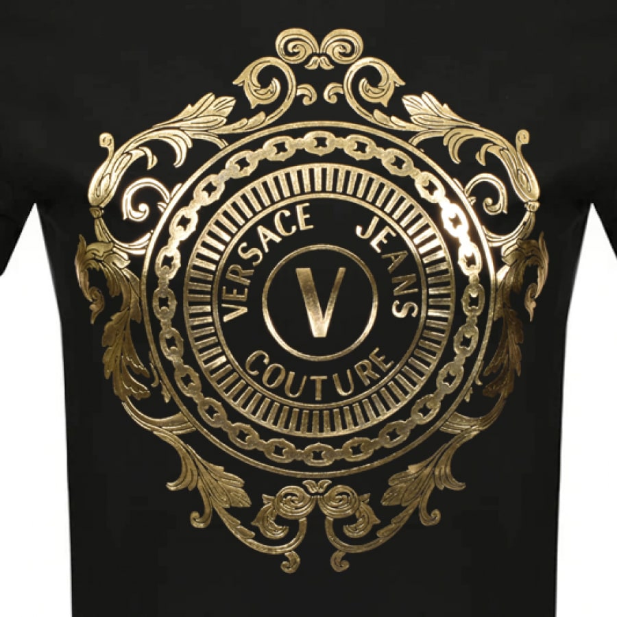 Alternative Image for ProductVersace Jeans Couture Logo T Shirt Black3
